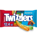 SYSTEM-S TWIZZLERS Twists Rainbow Flavored Licorice Style, Low Fat Candy Bag, 12.4 oz
