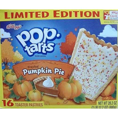 Pop-Tarts Pop Tarts Frosted Pumpkin Pie Toaster Pastries, 16 count (Pa...