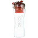 OKO H2O レベル 2 高度な濾過ウォーターボトル、1 リットル (色は異なります) OKO H2O Level-2 Advanced Filtration...