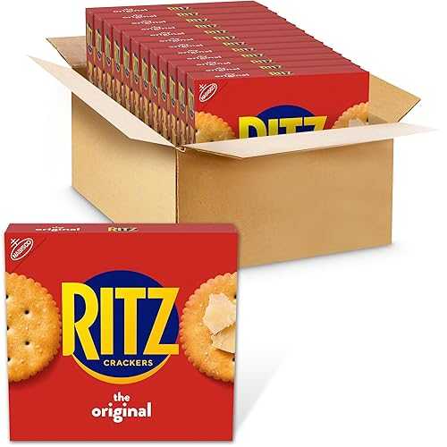 RITZ Original Crackers, 12 - 13.7 Ounce Boxes (Pack of 12)