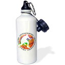 3dRose I Live To Play Basketball Player Gift Sports Water Bottle, 21 oz, Multico...