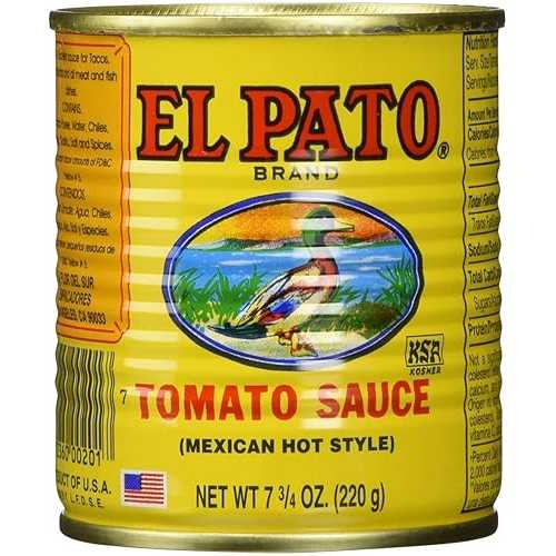 楽天GlomarketEL PATO メキシカン ホットスタイル トマトソース 7.75 オンス - （24 パック） EL PATO Mexican Hot Style Tomato Sauce 7.75 Oz - （24-Pack）