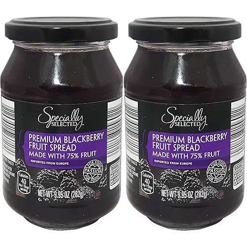 特別に選ばれたブラックベリー フルーツ スプレッド (2 個パック)、9.95 オンスの瓶 Specially Selected Blackberry Fruit Spread (Pack of 2), 9.95 oz Jar 特別に選ばれたブラックベリー フルーツ スプレッド (2 個パック)、9.95 オンスの瓶 Specially Selected Blackberry Fruit Spread (Pack of 2), 9.95 oz Jar