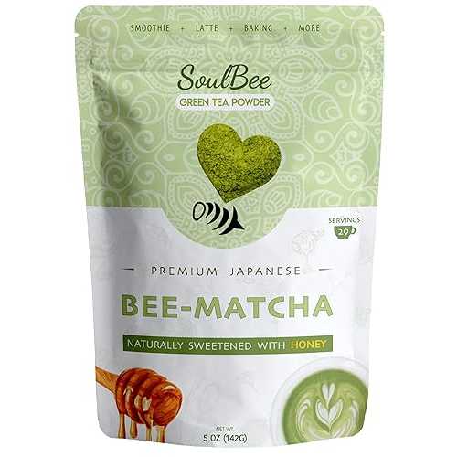Soul Bee SoulBee MATCHA HONEY Culinary Japanese Green Tea Powder - Enj...