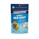 Crunchsters Sprouted Mung Beans, Plant-Based Protein Super-Snack and Salad Topper, Gluten-Free, Nut-Free, Vegan, 7g Protein/Serving, 4oz Bag, Sea Salt, 1-Pack