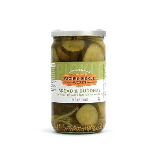 PACIFIC PICKLE WORKS Bread & Buddhas Sweet Pickle Chips, 24 FZ PACIFIC PICKLE WORKS Bread & Buddhas Sweet Pickle Chips, 24 FZ