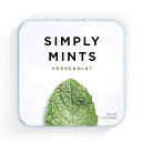 Simply Gum Simply Mints (Peppermint, 30 Count (1 Tin))