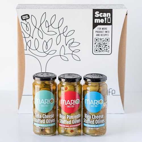 Mario Camacho Stuffed Cheese Olives Gift Box(Pack of 3)