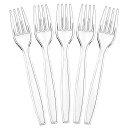 Plasticpro Clear Plastic Tea Spoons Disposable Cutlery Utensils 300 Count