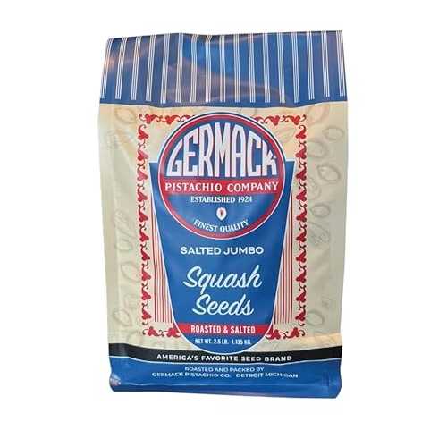 Germack Pistachio Company Germack Jumbo Homestyle Squash Seeds, Roaste...