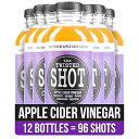 The Twisted Shrub The Twisted Shot Organic Apple Cider Vinegar Wellness Shots wi...