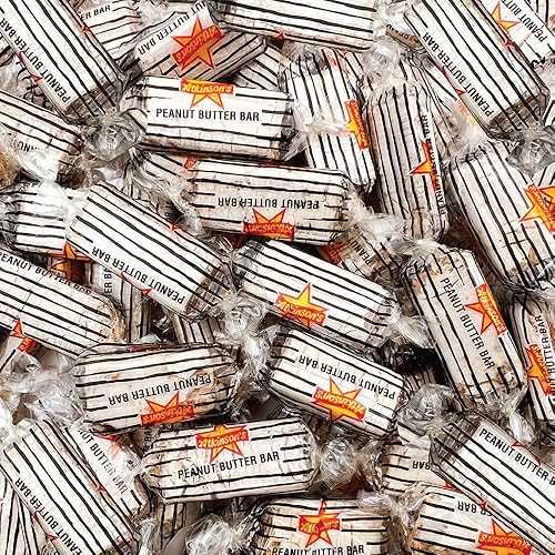 CRAZYOUTLET Atkinson's Peanut Butter Candy Bars - 2 Pound Bulk Pack (A...