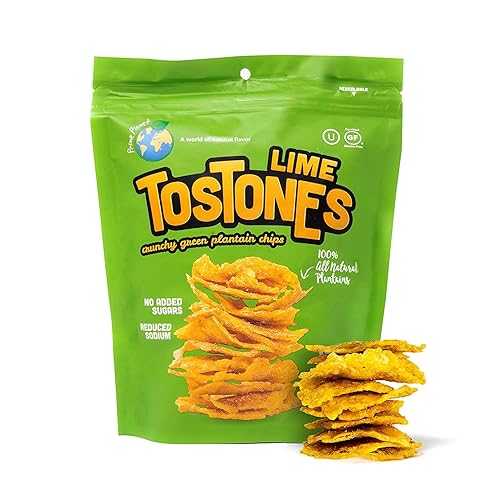 PRIME PLANET TOSTONES, Green Plantains, Re-Sealable Bag, Crunchy chips...