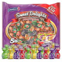 Colombina Sweet Delights Assorted Filled Candy, Rainbow Variety Pack, Individual...