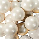 Fun Express Large 1 Inch Gumballs, Shimmer and Solid Colors, For Gumball Machine...