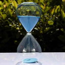 Winterworm Large Fashion Colorful Sand Glass Sandglass Hourglass Timer Clear Smo...