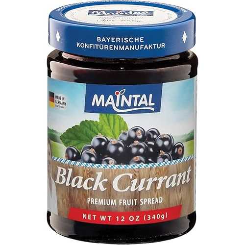 Maintal ブラックカラント プレミアム フルーツ スプレッド、12 オンス Maintal Black Currant Premium Fruit Spread, 12 Ounce