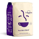Coffee Bean Direct Poor Man's Blend, Ground Coffee, Medium Roast, 5 Pound Bag (Pack of 1)