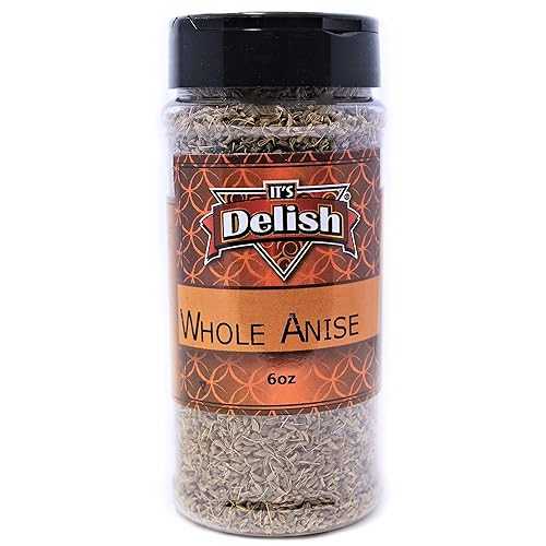 Its Delish のホール アニスシード、6 オンス 中瓶 It's Delish Whole Anise Seeds by Its Delish, 6 Oz. Medium Jar