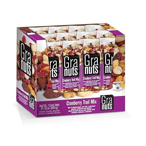 Granuts Cranberry Trail Mix Caramelized Peanuts Crunchy Corn Nuts + Al...