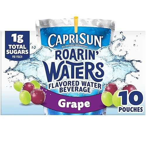 Capri Sun Roarin' Waters Grape Flavored with other natural flavors Wat...