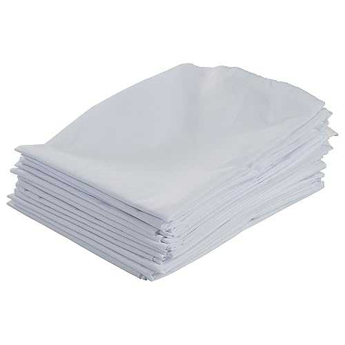 ECR4Kids Cot Sheet, Standard Size, Rest Time Accessories, White, 12-Pack ECR4Kids Cot Sheet, Standard Size, Rest Time Accessories, White, 12-Pack