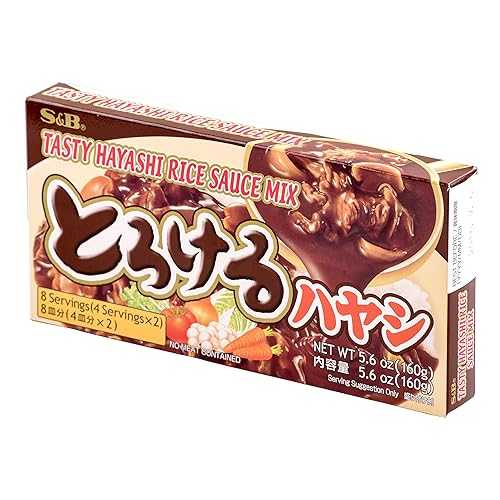 S&B テイスティハヤシライスソースミックス、5.6オンス S&B Tasty Hayashi Rice Sauce Mix, 5.6-Ounce S&B テイスティハヤシライスソースミックス、5.6オンス S&B Tasty Hayashi Rice Sauce Mix, 5.6-Ounce