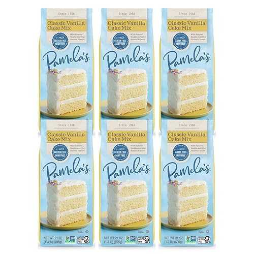 Pamela's Products - Vanilla Cake - Mix - Case of 6 - 21 oz.