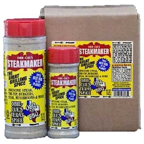 Obie-Cue's Steakmaker - グレート グリル スパイス (12.2 オンス) Obie-Cue's Steakmaker - The Great Grilling Spice (12.2 oz)
