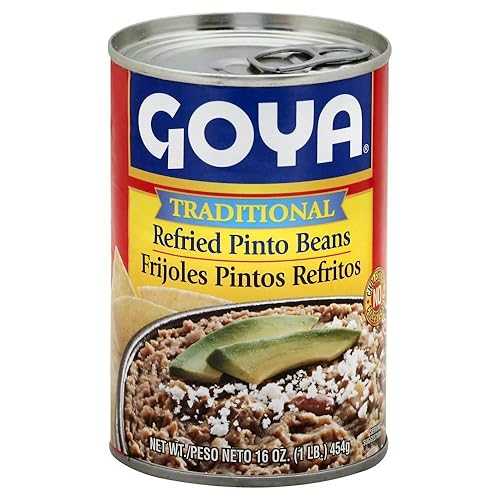 Goya Refried Pinto Beans, Traditional, 16 oz