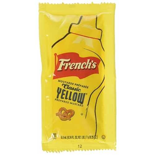French's Mustard Packets, Gluten-Free, No High Fructose Corn Syrup On-...