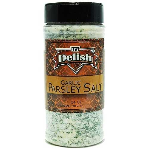 It's Delish Garlic Parsley Salt by Its Delish, Medium Jar