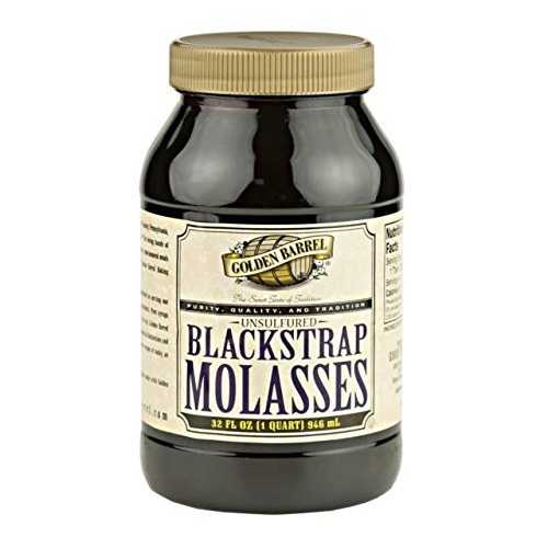 ゴールデン バレル ブラックストラップ モラセス (12/32 fl. oz. 広口ケース) Golden Barrel Blackstrap Molasses (12/32 fl. oz. Wide Mouth Case)