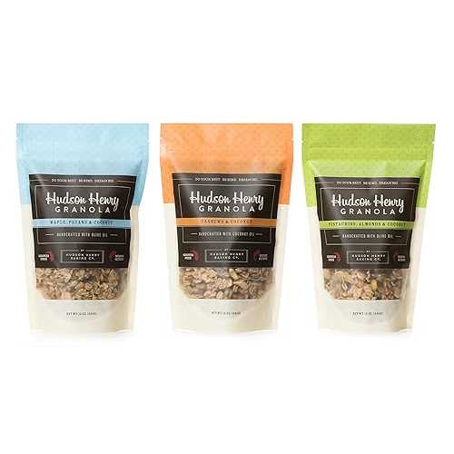Hudson Henry Baking Co. Hudson Henry Granola, Variety Pack (Pecan, Cas...