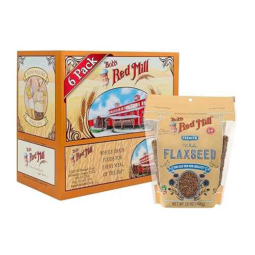 Bob's Red Mill Raw Whole Brown Flaxseed, 13-ounce (Pack of 6)