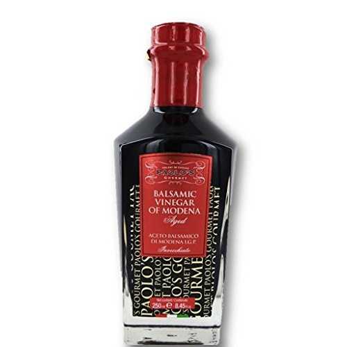 Paolo Balsamic Vinegar of Modena Vecchio I.G.P Aged, 8.45 fl.oz. (250ml). Italian Balsamic Wine ..