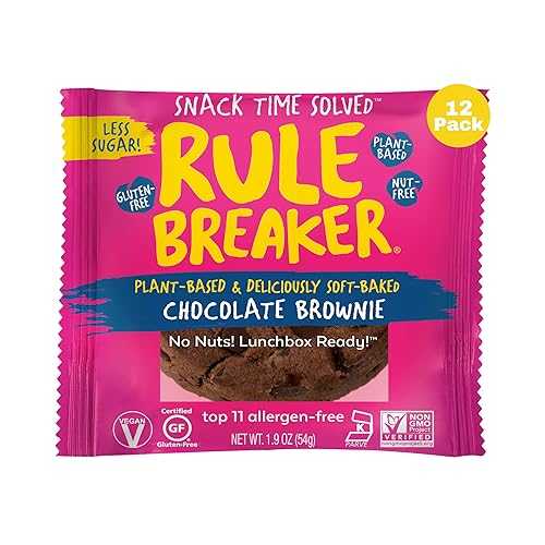 Rule Breaker Snacks Brownies Vegan, Gluten-Free, Top 11 Allergen Free ...