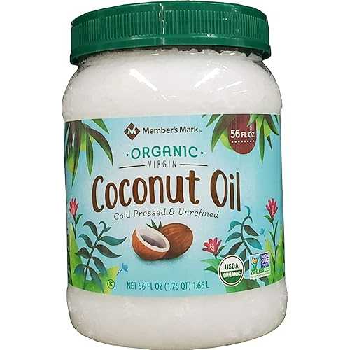 Member's Mark メンバーズマーク オーガニックココナッツオイル 56液量オンス、56液量オンス。オズ。 Member's Mark Member's Mark Organic Coconut Oil 56 Fl Oz, 56 fl. oz.