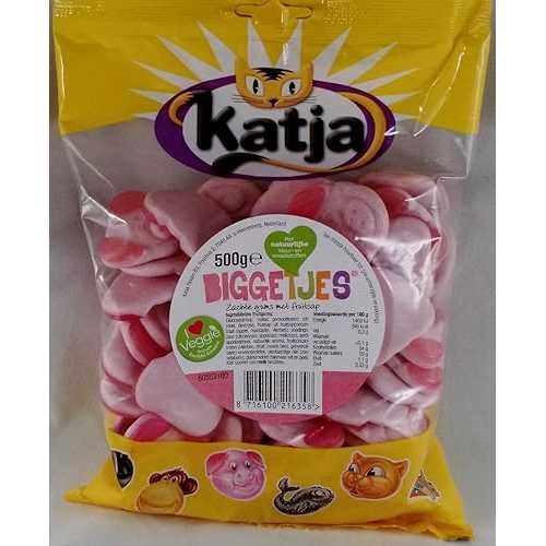 Katja Pink Pig Head Shaped Candy 17.6 oz