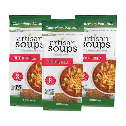 Canterbury Naturals Artisan Soup Mix, Chicken Tortilla Soup Mix, Non-GMO, Makes 8 Servings, 6.8-..