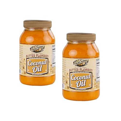 ゴールデン バレル バター風味ココナッツオイル (32 オンス) 2 パック Golden Barrel Butter Flavored Coconut Oil (32 oz.) 2 Pack ゴールデン バレル バター風味ココナッツオイル (32 オンス) 2 パック Golden Barrel Butter Flavored Coconut Oil (32 oz.) 2 Pack