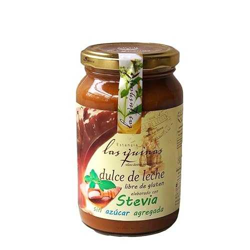 Dulce de Leche Las Quinas - No Sugar (sweetened with Stevia) 15.87 oz. / 450g Dulce de Leche Las Quinas - No Sugar (sweetened with Stevia) 15.87 oz. / 450g
