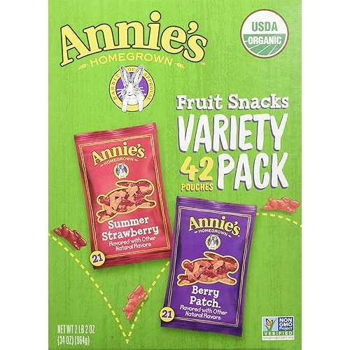Annies Annie's Homegrown Homegrown Fruit Snacks Variety Pack Net Wt (...