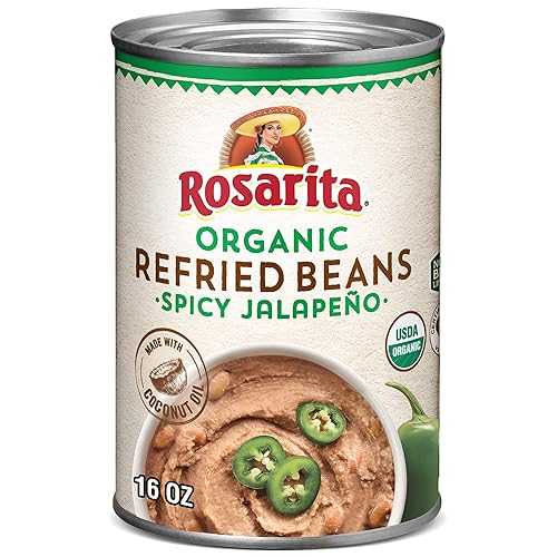 ロザリータ スパイシー ハラペーニョ リフライド ビーンズ、16 0z。 Rosarita Spicy Jalapeno Refried Beans, 16 0z. ロザリータ スパイシー ハラペーニョ リフライド ビーンズ、16 0z。 Rosarita Spicy Jalapeno Refried Beans, 16 0z.