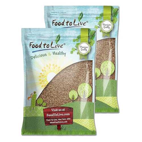 Food to Live- Whole Cumin Seeds, 12 Pound Jeera Seeds, Vegan, Kosher, ...