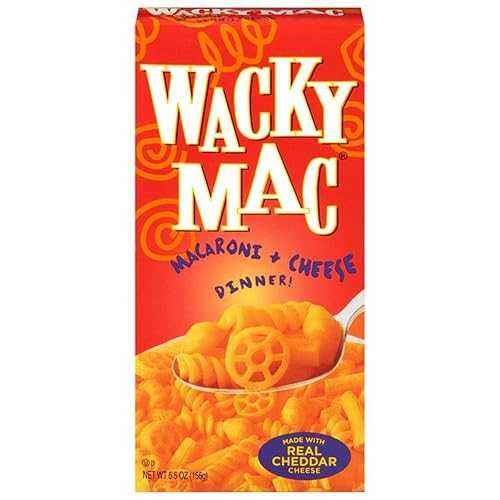 奇抜なマカロニ + チーズディナー 5.5 オンス (3 個パック) Wacky Macaroni + Cheese Dinner 5.5 OZ (Pack of 3) 奇抜なマカロニ + チーズディナー 5.5 オンス (3 個パック) Wacky Macaroni + Cheese Dinner 5.5 OZ (Pack of 3)