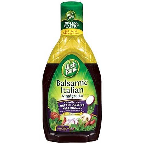 ウィッシュボーンサラダドレッシング、バルサミコイタリアンビネグレット、16オンス Wish-Bone Salad Dressing, Balsamic Italian Vinaigrette, 16 Ounce