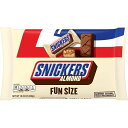SNICKERS Almond Milk Chocolate Candy Bars, Fun Size, Halloween Candy, 10.23oz Bag