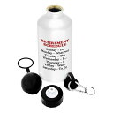 ThisWear Funny Retirement Gifts for Men Retirement Schedule 20oz Aluminum Water ...
