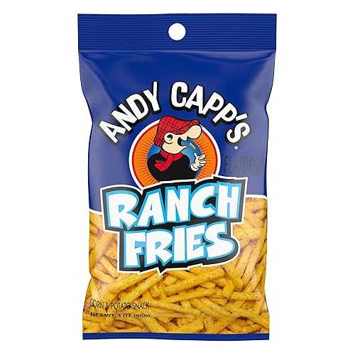 Andy Capp's Ranch Fries Snacks, 3 oz Bag